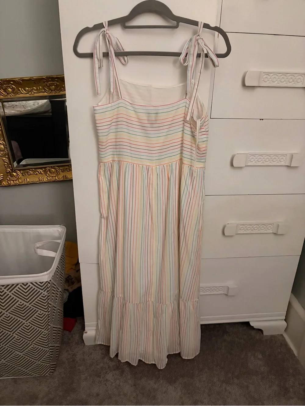 GAP Pastel Multi-Stripe Maxi Dress - Picture 2 of 4